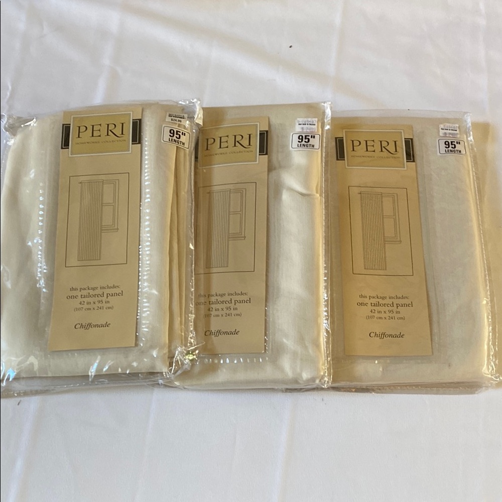 Peri Chiffonade Tailored Panel Set of 3